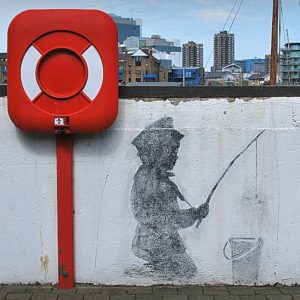 2013 - The boy with the fish in the other side - London, England